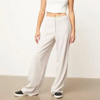 SYBILLA - Pantalón Flare Mujer Tiro medio