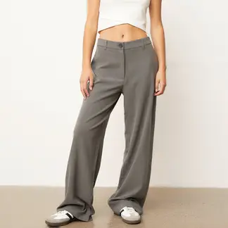 SYBILLA - Pantalón Flare Mujer Tiro medio
