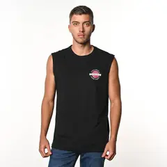 DENIMLAB - Camiseta Hombre Sin mangas Con Estampado de Algodón