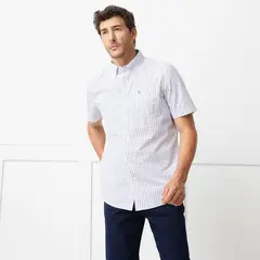 CHRISTIAN LACROIX - Camisa Hombre de Cuadros Manga corta Regular