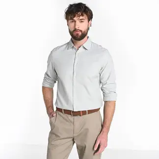 BASEMENT - Camisa Hombre Manga larga de Algodón