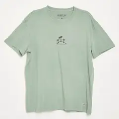 BEARCLIFF - Camiseta Hombre Manga corta Con Estampado de Algodón