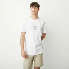 BEARCLIFF - Camiseta Hombre Manga corta Con Estampado de Algodón