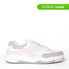 DIADORA - Tenis moda Girl Frenty para Niña Blancos Horma Justa