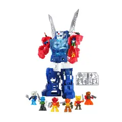 undefined - Set Robot de juguete Transporter, incluye 6 Mini Robots y accesorios