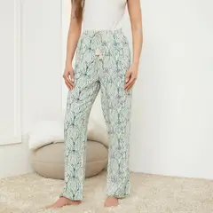 BLU - Pantalón de pijama Mujer de Viscosa