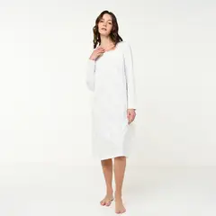 SOUTHLAND - Camisa de dormir Mujer Manga larga de Algodón