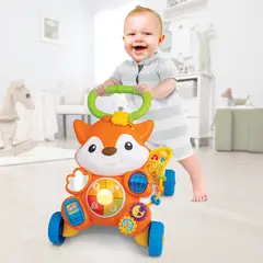 WINFUN - Juguete para bebé didáctico Winfun: Caminador interactivo zorrito crece conmigo