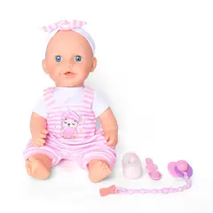 undefined - Muñeca bebé Piccola aprende a comer. Incluye 7 funciones