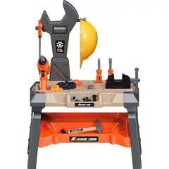 KIDS N PLAY - Set juego de herramientas de juguete para niños incluye 63 accesorios