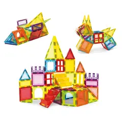 undefined - Juguete de construcción Bloques magnéticos para niños. Incluye 42 piezas