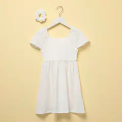 YAMP - Vestido Niña Con accesorio Manga corta