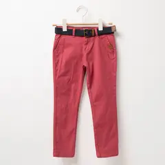 CONIGLIO - Pantalón Niño Con cinturón de Algodón