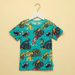 PAW PATROL - Camiseta Niño Manga corta de Algodón