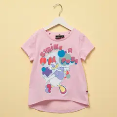 MINNIE - Camiseta Niña Manga corta en Algodón