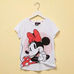 MINNIE - Camiseta Niña Manga corta en Algodón