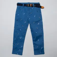 YAMP - Pantalón Niño Con cinturón de Algodón