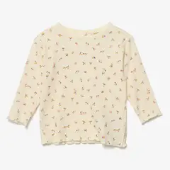 YAMP - Camiseta manga larga Bebé niña con Estampado Algodón