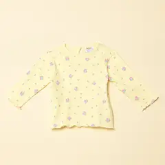 YAMP - Camiseta manga larga Bebé niña con Estampado Algodón