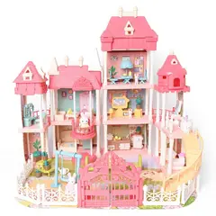 KIDS N PLAY - Casa de muñecas: Mansión Conejo Gigante