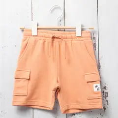 YAMP - Bermuda Niño Cintura elásticada de Algodón