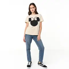 SYBILLA - Blusa Mujer Estampado Manga corta de Algodón