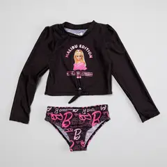 BARBIE - Vestido de baño para Niña 2 piezas con Estampado