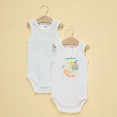 YAMP - Body Bebé niño Pack de 2 unidades Algodón