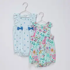 YAMP - Set Enterizo para Bebé niña en Algodón