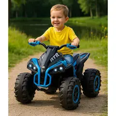 SCOOP - Cuatrimoto montable electrico para niños 12V