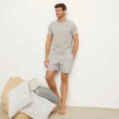 BENETTON - Pijama Hombre Manga corta en Algodón