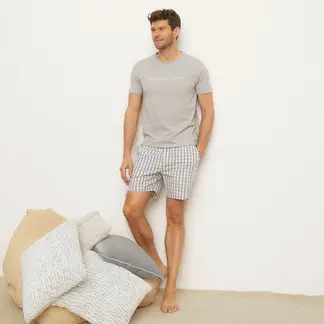 BENETTON - Pijama Hombre Manga corta en Algodón