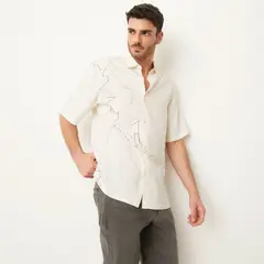 BASEMENT - Camisa Hombre Manga corta