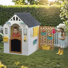 undefined - Casa de jardín para niños de juguete 140x127x92 cm