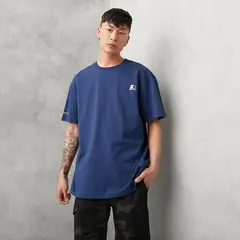 STARTER - Camiseta Hombre Manga Corta Oversize de Algodón