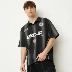 BEARCLIFF - Camiseta Hombre Manga corta Con Estampado