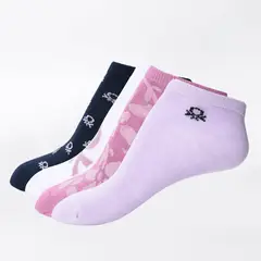 BENETTON - Medias de Mujer Cortas Pack de 4