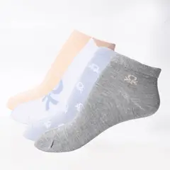 BENETTON - Medias de Mujer Cortas Pack de 4