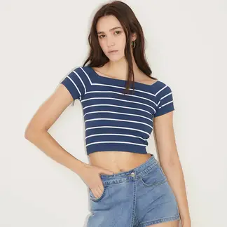 SYBILLA - Blusa Mujer Manga corta