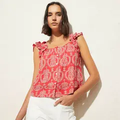 BASEMENT - Blusa Mujer con Estampado Sin mangas