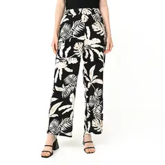 BASEMENT - Pantalón Palazzo Mujer Tiro alto Estampado