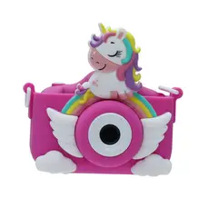 KIDS N PLAY - Cámara para niños digital de Unicornio, graba videos y toma fotos