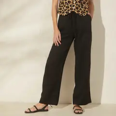 BASEMENT - Pantalón Palazzo Mujer Tiro alto