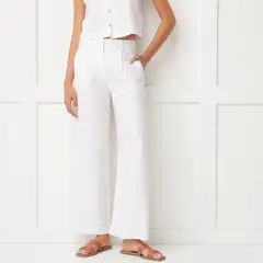 BASEMENT - Pantalón Palazzo Mujer Tiro alto
