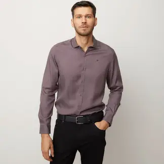 WOLF & HANK - Camisa Hombre Manga larga Slim