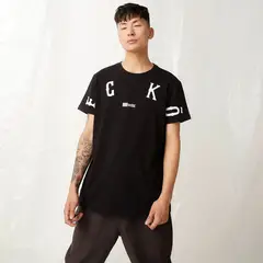 ECKO - Camiseta Hombre Manga corta con Logo de Algodón