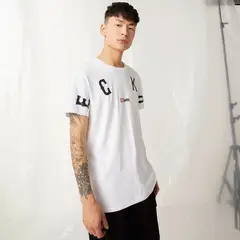 ECKO - Camiseta Hombre Manga corta con Logo de Algodón