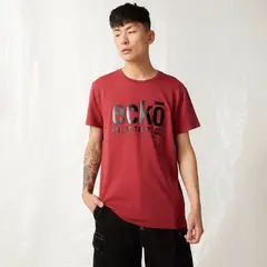 ECKO - Camiseta Hombre Manga corta con Logo de Algodón