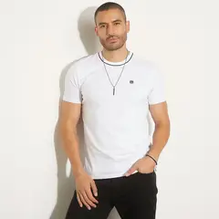 MOSSIMO - Camiseta Hombre Manga corta de Algodón