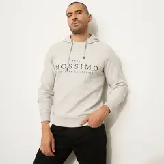 MOSSIMO - Hoodie Hombre con Logo de Algodón